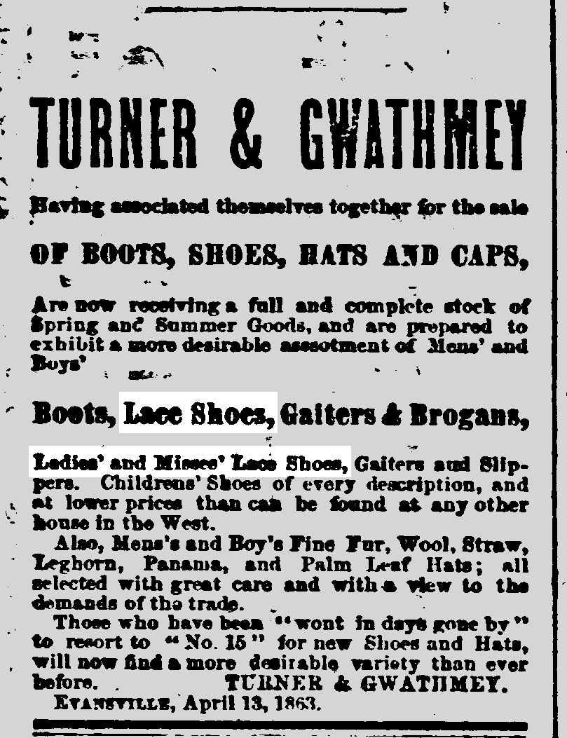 Daily Evansville journal, May 9th, 1863.